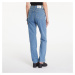 Kalhoty Calvin Klein Jeans High Rise Straight Denim Light