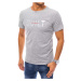 Light grey men's T-shirt Dstreet