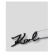 Opasok Karl Lagerfeld K/Signature Belt Čierna