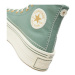 Converse Plátenky Chuck Taylor All Star Modern Lift Platform Crafted Stitching A07547C Zelená