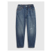 GAP Kids Jeans high rise barrel Washwell - Girls