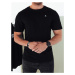 Pánske tričko s potlačou čiernej farby Dstreet RX5467