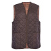 Barbour Prešívaná zatepľovacia vesta na voskované bundy Barbour - tmavo hnedá