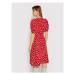 Lauren Ralph Lauren Košeľové šaty 200851981001 Červená Regular Fit
