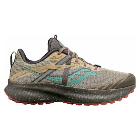 Saucony Ride 15 Womens Desert/Sprig Trailová bežecká obuv