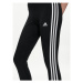 Adidas Legíny Essentials 3-Stripes High-Waisted Single Jersey Leggings IC7151 Čierna