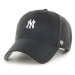 Čiapka 47 brand Mlb New York Yankees čierna farba, s nášivkou
