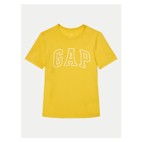 Gap Tričko 885753 Žltá Regular Fit