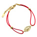 Gold plated bracelet Yups dbi0463. R24
