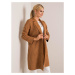STITCH & SOUL Light brown coat made of eco suede