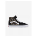 Vans Black Womens Floral Ankle Sneakers with Suede Details V - Women