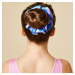 Dievčenská gumička do vlasov na gymnastiku modrá