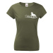 Dámské tričko pre milovníkov psov s potlačou Pitbulla - darček pre psíčkarov