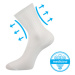 Boma Diarten Unisex ponožky s voľným lemom - 3 páry BM000000567900100640 biela