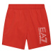 EA7 Emporio Armani Plavecké šortky 906005 1P771 00074 Červená Regular Fit