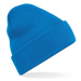 Beechfield Unisex zimná čiapka B45 Sapphire Blue