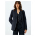 Koton Long Blazer Jacket Double Breasted Regular Fit