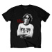 John Lennon tričko New York City B&W Čierna