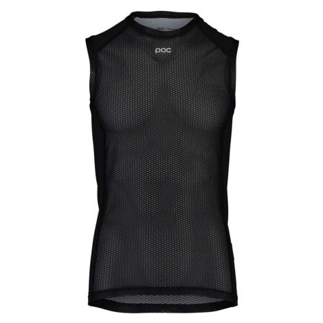 POC Cyklistické tričko bez rukávov - ESSENTIAL LAYER - čierna