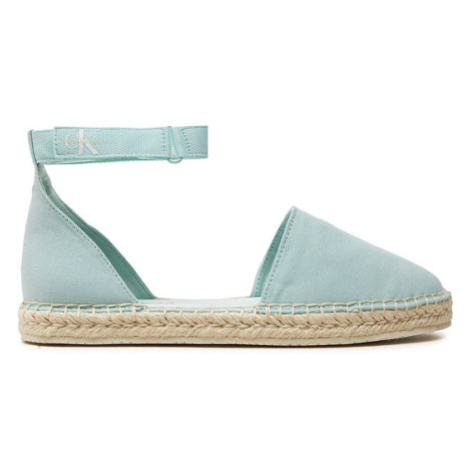 Calvin Klein Jeans Espadrilky Ankle Espadrille Btw YW0YW01027 Zelená