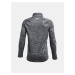 Šedé chlapčenské tričko Under Armour UA Tech BL 1/2 Zip