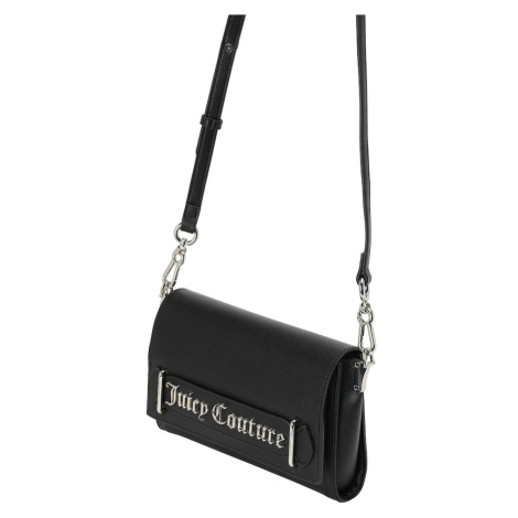 Juicy Couture TaÅ¡ka cez rameno 'Jasmine'  Ä�ierna / striebornÃ¡