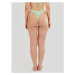 Dámske plavky spodný diel FUNDANGO Sunset Brazilian Jacquard Bottoms-521-pool green