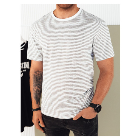 Pánske tričko s potlačou bielej farby Dstreet RX5399