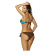 Hnedé bikiny so vzorovaným topom Becky Brown M-482 (1)