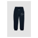 DEFACTO Boy Navy Blue Printed Waist Tie Elastic Leg Pocket Jogger Sweatpants