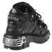 topánky kožené NEW ROCK Prick Shoes (110-S1) Black Čierna