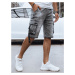 Men's Black Denim Cargo Shorts Dstreet