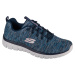 TMAVOMODRÉ DÁMSKE TENISKY SKECHERS GRACEFUL - TWISTED FORTUNE 12614-NVBL