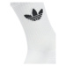 Adidas Súprava 6 párov vysokých ponožiek unisex Trefoil Cushion IJ5619 Biela