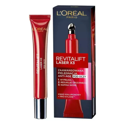 L'Oréal Paris Revitalift Laser X3, očný krém 15ml