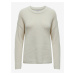 Women's Cream Basic Sweater ONLY Bella - Women