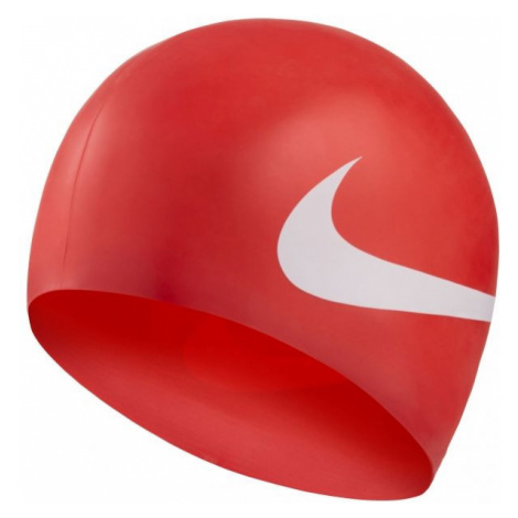 Nike BIG SWOOSH červená - Plavecká čiapka