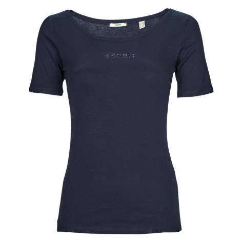 Esprit  tshirt sl  Tričká s krátkym rukávom Námornícka modrá