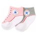 CONVERSE Ponožky 'CHUCK'  sivá / ružová / biela