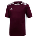 Detské tričko Entrada 18 Jr CE9564 JSYY Burgundská a biela - Adidas vínová-bílá