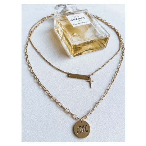 MARBLE necklace gold Dstreet