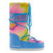 Dievčenské vysoké zimné topánky MOON BOOT Icon Tie Dye Jr alaskan blue