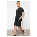 Trendyol Black Regular Cut Shorts & Bermuda