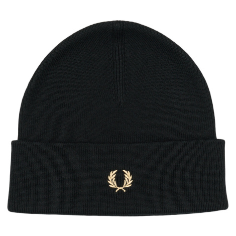 Fred Perry  CLASSIC BEANIE  Čiapky Čierna