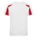 Just Cool Detské športové tričko Contrast Cool T - Biela / červená