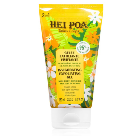 Hei Poa Tahiti Monoi Oil Zest of Lemon exfoliačný gél