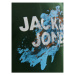 Jack&Jones Junior Mikina 12237210 Zelená Regular Fit