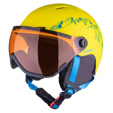 Laceto MOUNT Detská lyžiarska prilba, žltá, veľkosť