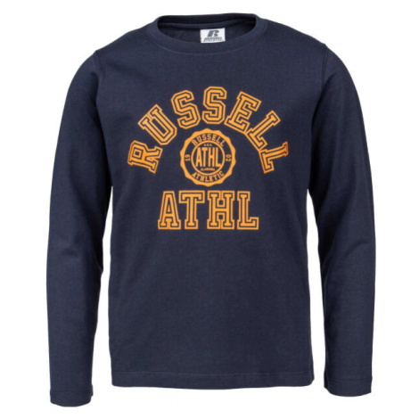 Russell Athletic L/S CREWNECK TEE SHIRT Detské tričko, tmavo modrá, veľkosť