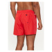 Pepe Jeans Plavecké šortky Logo Swimshort PMB10393 Červená Regular Fit